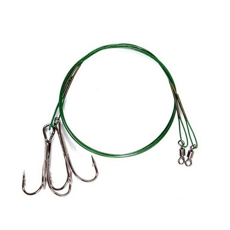 Finale Mivardi Wire Leaders (Swivel + Treble Hook)