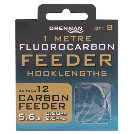 Fio De Pesca Drennan Fluoro Feeder Carbon Feeder