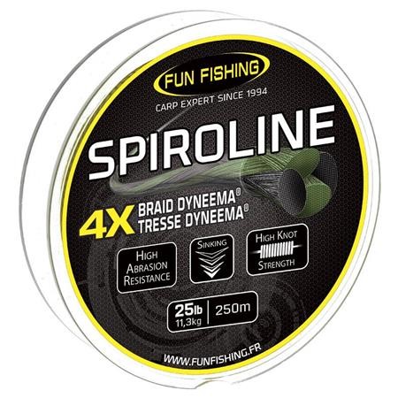 Fir Împletit Pentru Crap Fun Fishing Spiroline - 250M