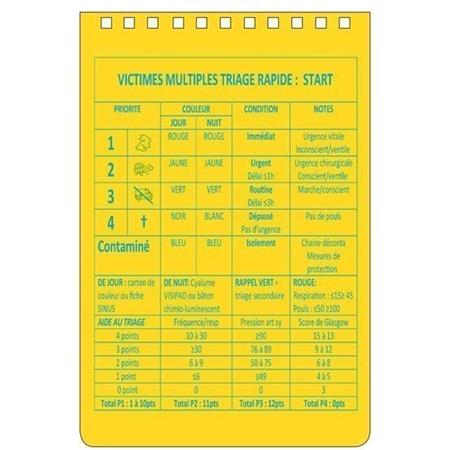 FIRST AID NOTEBOOK RITE IN THE RAIN PRIMO INTERVENANT