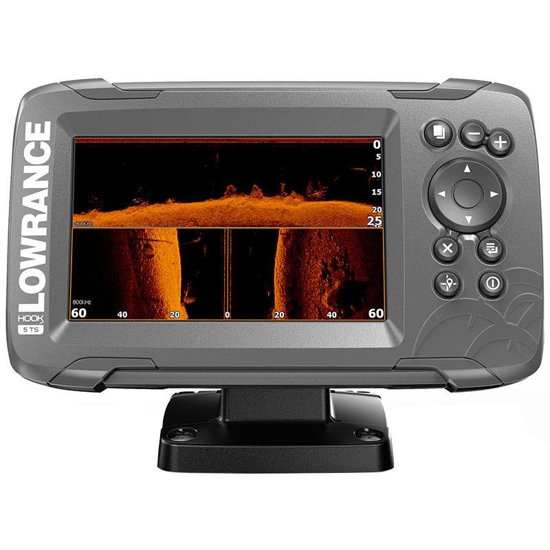 Fishfinder gps lowrance hook 2 5 triple shot