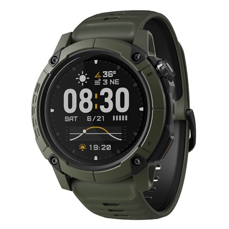 FISHING GPS WATCH COROS NOMAD GREEN