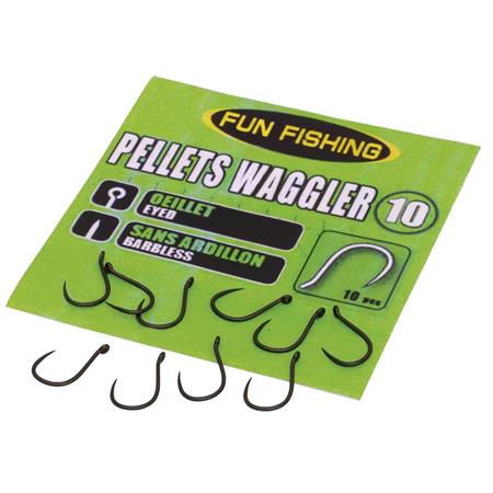 Fishing Hook Fun Fishing Pellets Waggler - Pack Of 10