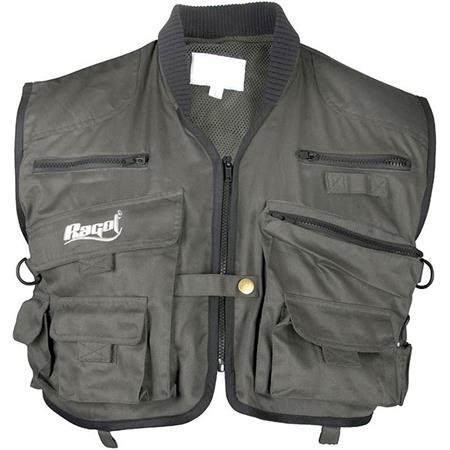 Fishing Vest Ragot Court 12 Poches - Kaki