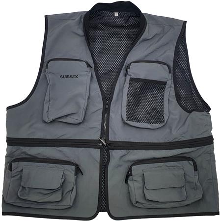 Fishing Vest Suissex Ruvuma - Grey