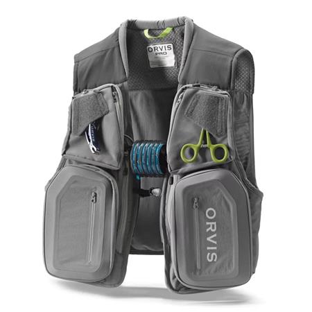 FISKEVEST ORVIS PRO VEST - GRÅ
