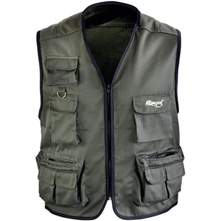 Fiskevest Ragot 10 Lommer Kaki