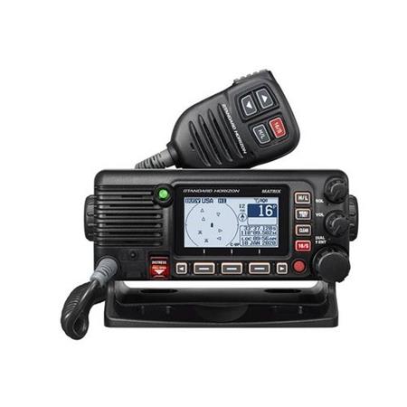 FIXED VHF RADIO STANDARD HORIZON 25W IPX8 FONCTIONS GPS ET AIS INTÉGRÉES NMEA2000
