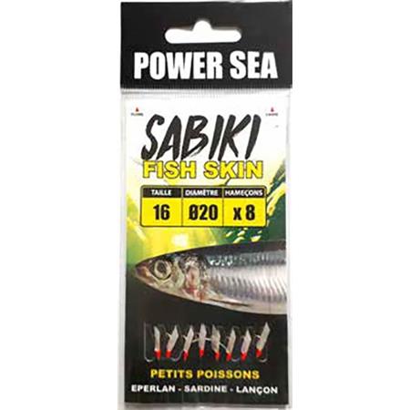 Fjerforfang Powerline Sabiki Fish Skin