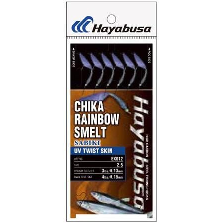 Fjermontage Hayabusa Chika Rainbow Smelt Uv Skin Ex012