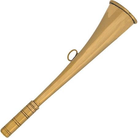 Flache Rufhorn Europ Arm Compiegne Laiton Poli