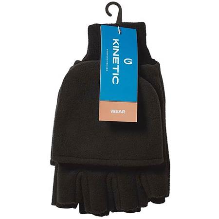 FLEECE HANDSCHUHE - SCHWARZ KINETIC WIND STOP - NOIR