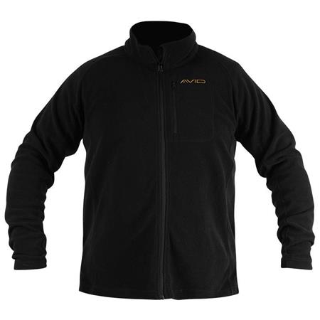 Fleece Herren - Schwarz Avid Carp Full Zip Fleece - Noir