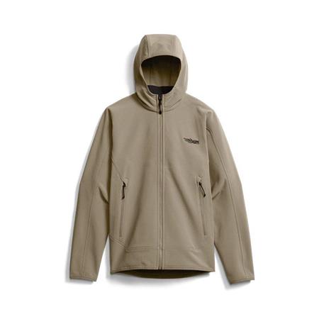 FLEECE HERREN SITKA ALPHA HOODED - BUCKSKIN
