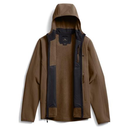 FLEECE JACKE FÜR HERREN SITKA ALPHA - CATTAIL BROWN