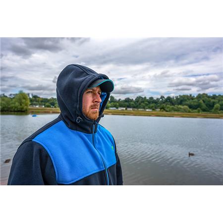 FLEECE MAN - ZWART PRESTON INNOVATIONS WINDPROOF FLEECE JACKET - NOIR