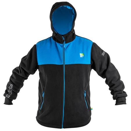 FLEECE MAN - ZWART PRESTON INNOVATIONS WINDPROOF FLEECE JACKET - NOIR