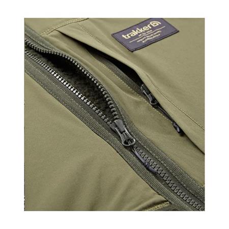 FLEECE OHNE ÄRMEL HERREN - GRÜN TRAKKER TECHPRO SHERPA JACKET - VERT