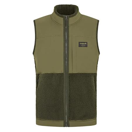 Fleece Ohne Ärmel Herren - Grün Trakker Techpro Sherpa Jacket - Vert