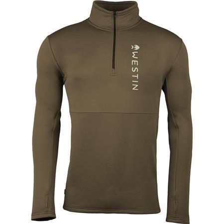 FLEECE TIL HERRE WESTIN ENERGY MIDLAYER 1/2 ZIP - GRØN