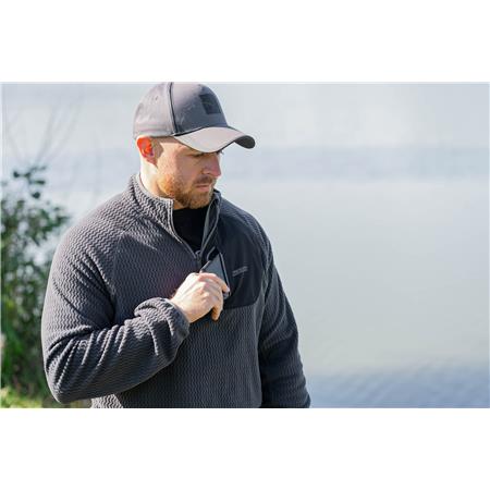 FLEECE TIL MÆND PRESTON INNOVATIONS CORE COLLECTION ZIG ZAG FLEECE - GRÅ
