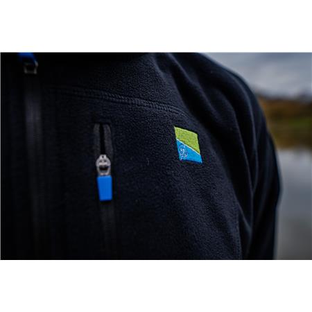 FLEECE VOOR HEREN PRESTON INNOVATIONS MICRO FLEECE - ZWART