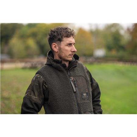 FLEECE ZONDER MOUWEN HEREN - CAMO NASH ZERO TOLERANCE SHERPA FLEECE REVERSIBLE BODY WARMER - CAMO