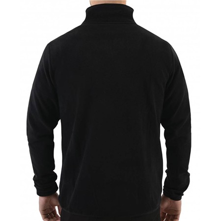 FLEECETRØJE TIL HERRER GURU 1/4 ZIP FLEECE - SORT