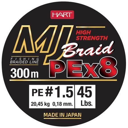 Fletline Hart Mj Braid - Multifarvet - 300M