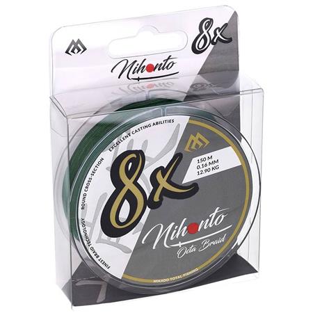 FLETLINE MIKADO NIHONTO OCTA BRAID - GRØN - 150M