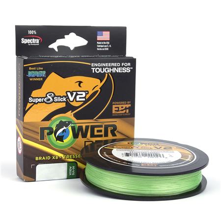 Fletline Power Pro Sup 8 Slick V2 - 275M - Aqua Grøn