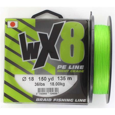 Fletline Powerline Wx8 Chartreuse - 135M