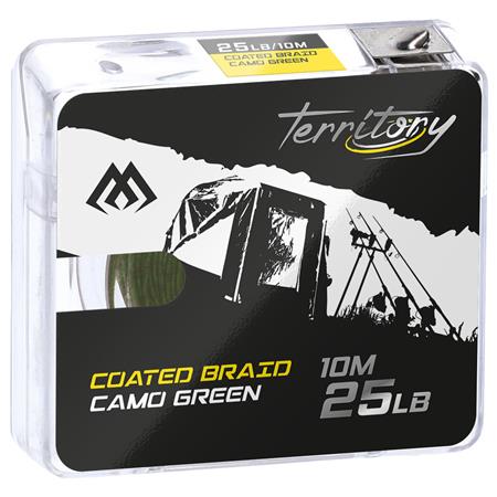 Fletline Til Forfang Mikado Coated Braid Camo Grøn - 10M