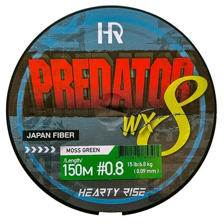 Fletteline Hearty Rise Predator X8 - 150M Mosgrøn