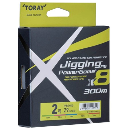 Flettesnøre Toray Jigging Pe Power Game X8 - 300M