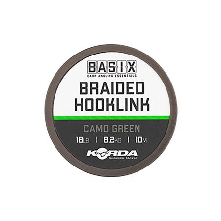 Flettet Forfang Korda Basix Braided Hooklink - 10M