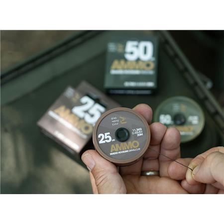 FLETTET FORFANG ONE MORE CAST AMMO CAMO BRAIDED HOOKLINK - 20M