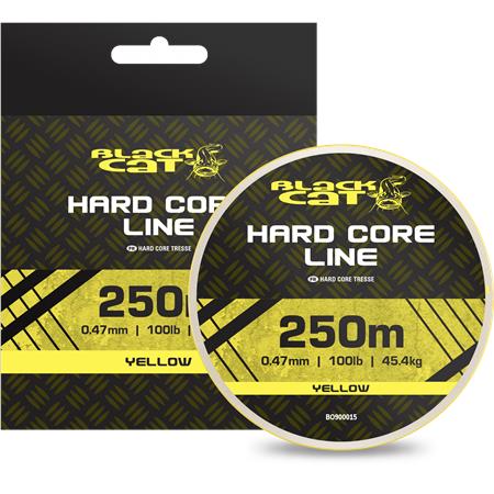 FLETTET LINE BLACK CAT BC HARD CORE LINE - YELLOW