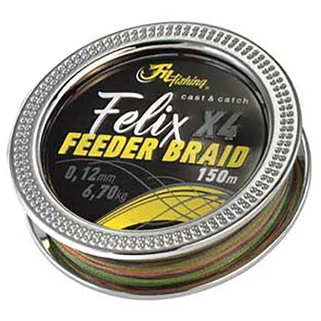 Flettet Line Fil Fishing Felix Feeder Braid - 150M