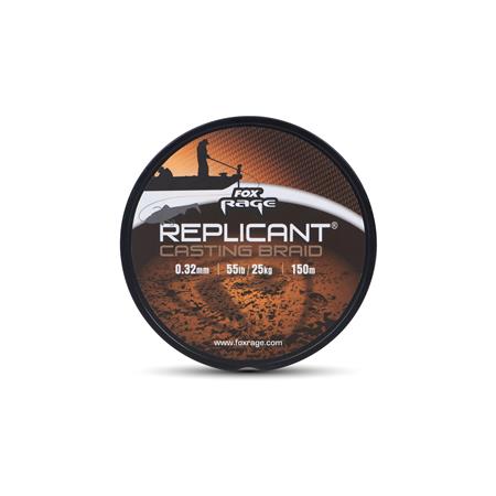 Flettet Line Fox Rage Replicant Cast Braid - 150M