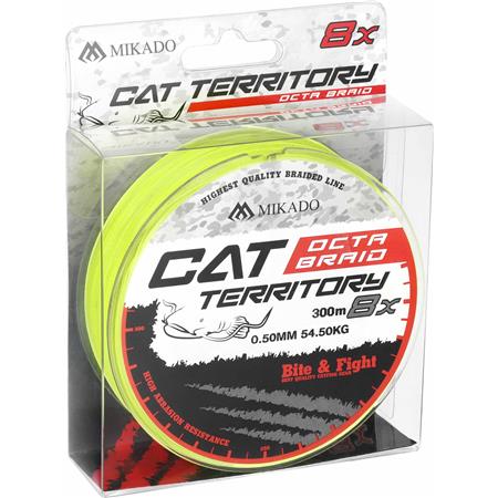 FLETTET LINE MIKADO CAT TERRITORY OCTA BRAID - FLUOR - 300M