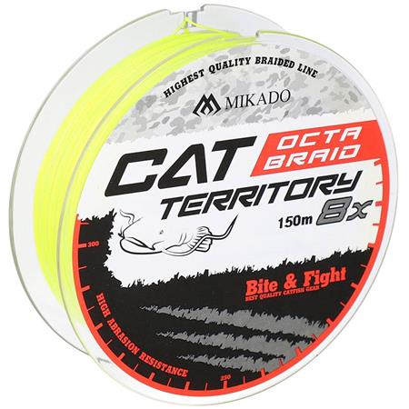 Flettet Line Mikado Cat Territory Octa Braid - Fluorescerende - 150M