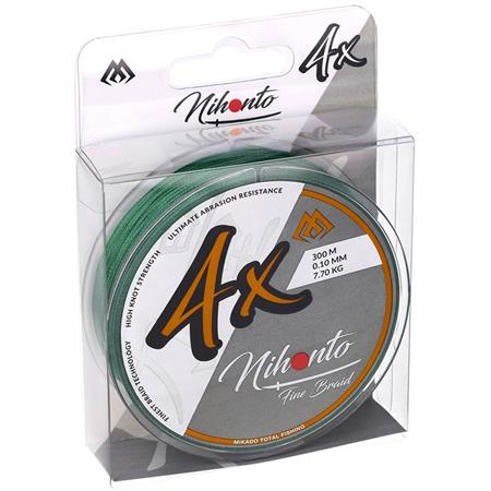 FLETTET LINE MIKADO NIHONTO FINE BRAID - GRØN - 300M