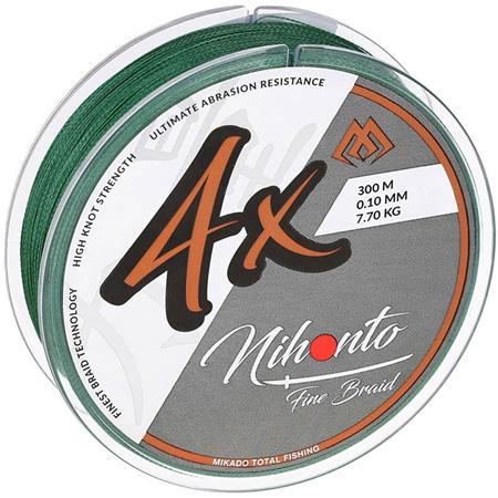 Flettet Line Mikado Nihonto Fine Braid - Grøn - 300M