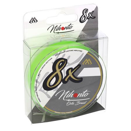 FLETTET LINE MIKADO NIHONTO OCTA BRAID - FLUORISERENDE - 300M