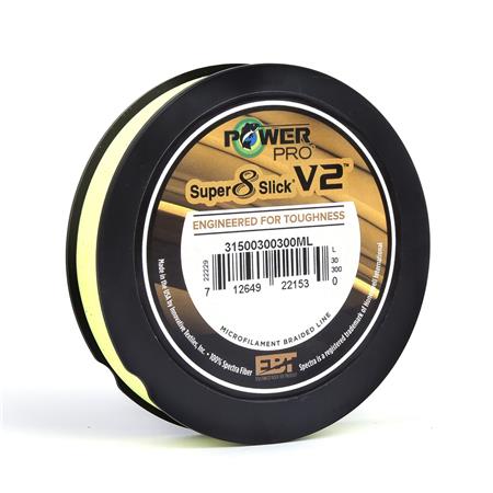FLETTET LINE POWER PRO SUP 8 SLICK V2 - 275M - MÅNESKIN