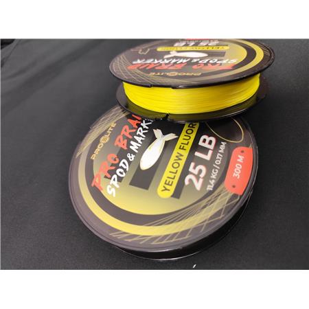 FLETTET LINE PRO ELITE BAITS PRO BRAID SPOD & MARKER YELLOW FLUOR - 300M