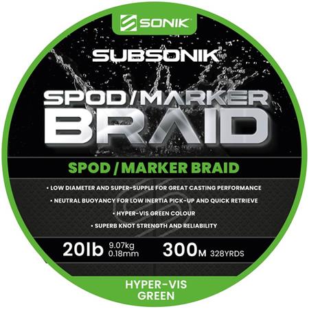 Flettet Line Sonik Spod/Marker - 300M