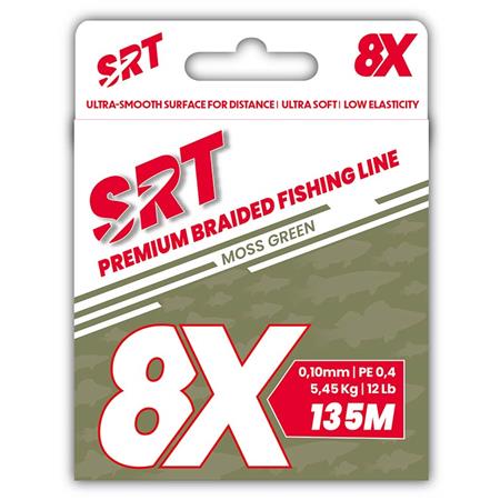 Flettet Line Srt 8X Mosgrøn - 135M