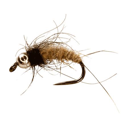 Fliege Catchy Flies Tgu Caddis Nymph Grey/Black Tungsten